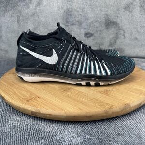 Nike Shoes Womens Size 7 Black White Free Transform Flyknit Training 833410-001